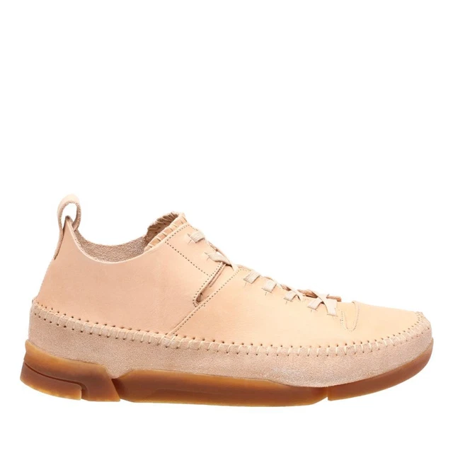 CLARKS ORIGINAL MEN Wallabees Trigenic Tan Lea. ITALY MADE