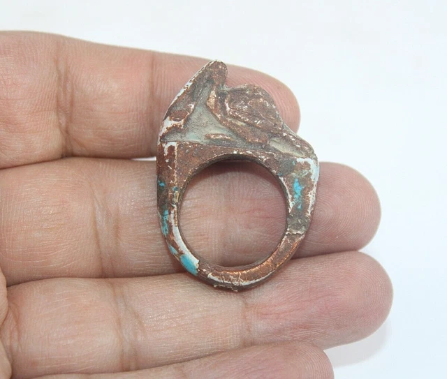 RARO ANTIGUO EGIPCIO ANTIGUO IBIS Faraónico Antiguo Anillo Egipcio -...