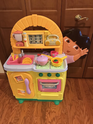 fisher price dora talking kitchen