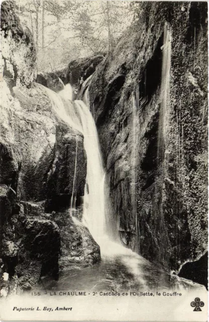 CPA La CHAULME 2e Cascade de l'Oulette le Gouffre (408878)