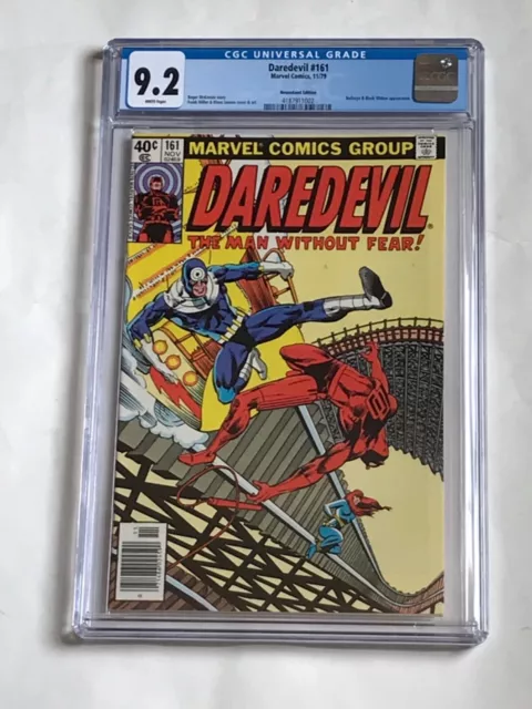 Daredevil #161 (Newsstand Edition), Nov 1979, Marvel Comics, CGC Grade 9.2 nm-