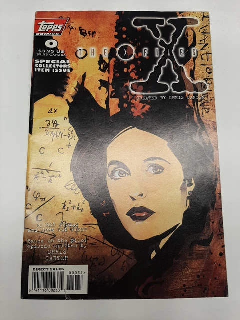 The X-Files #0 Topps Comics Special Collectors Item Issue, Direct Sales Edition