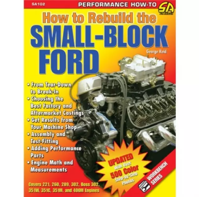 Rebuild Small Block Ford Engine Manual Build Fix Tune How To ...