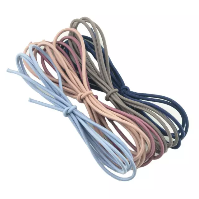 5 Meters Mixed Colors Elastic Rope Rubber Ribbon DIY Women'