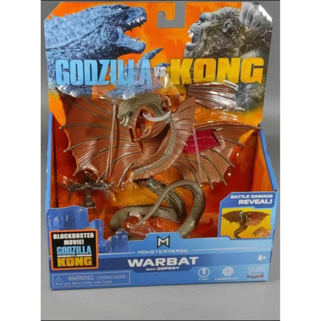Bandai Godzilla Vs Kong Godzilla Skullcrawler Warbat PVC, 47% OFF