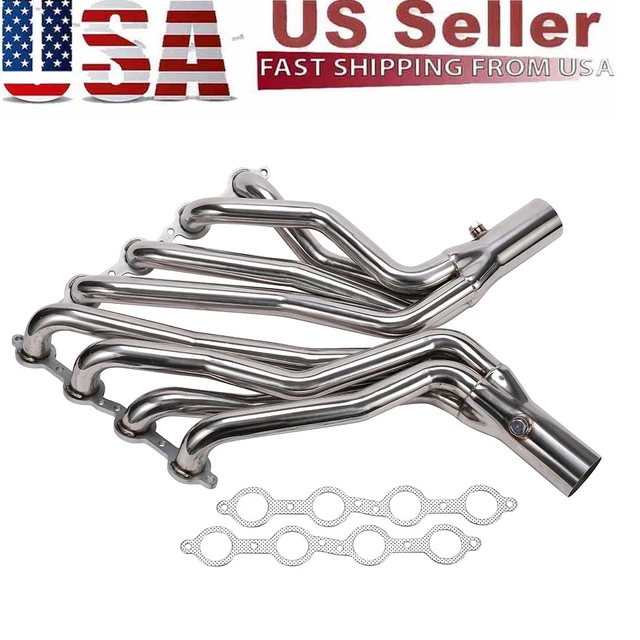 LS Swap Long Tube Headers 1-3/4'' For Chevy GMC C10 C1500 LS1 LS2 LS3 LS6 LS7 US
