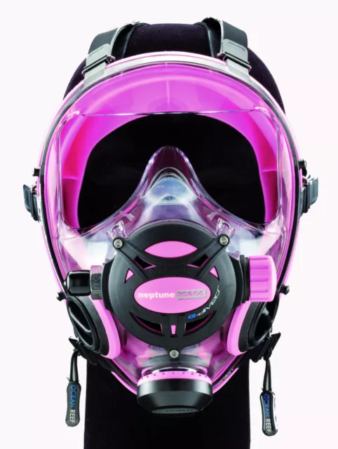 Ocean Reef Neptune Space G.divers Full Face Diving Mask Medium/Large Pink
