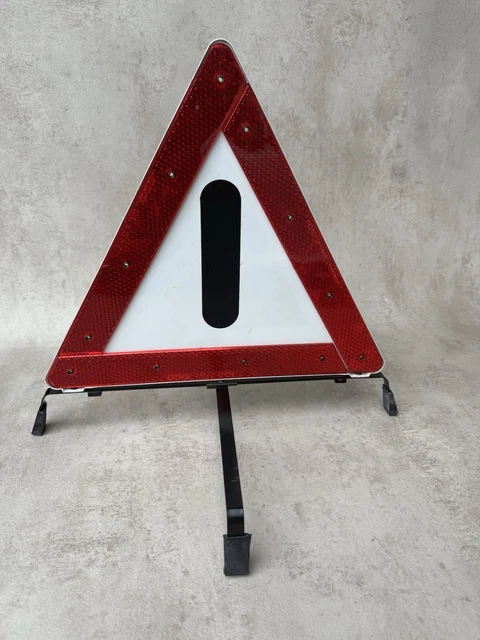 Triangle De Signalisation Lourd Carpoint - Orange Avec Approbation E