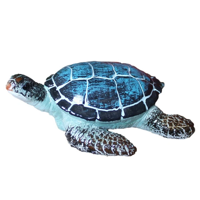 ESTINK Statues Tortues De Jardin En Résine Texturée Naturelle Pour Décoration Extérieure