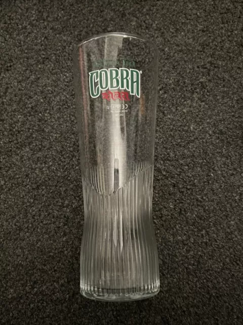 Cobra Pint Glass Bar Gift Man Cave Pub Premium Beer Lager Glass