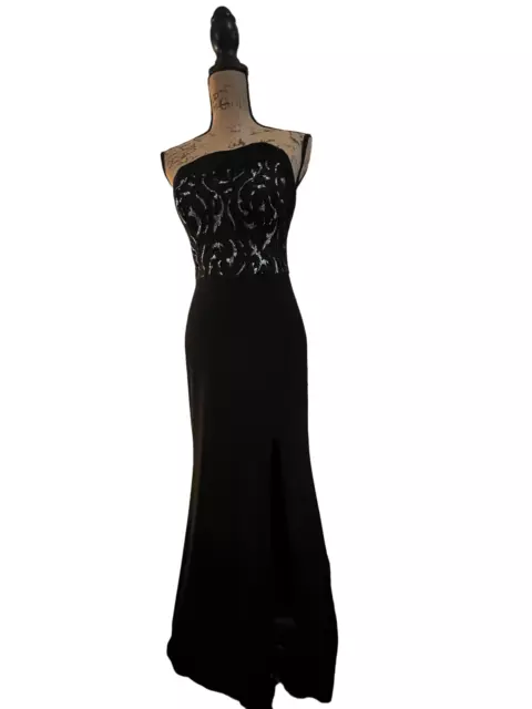 Betsy & Adam- Black Gown Size 6