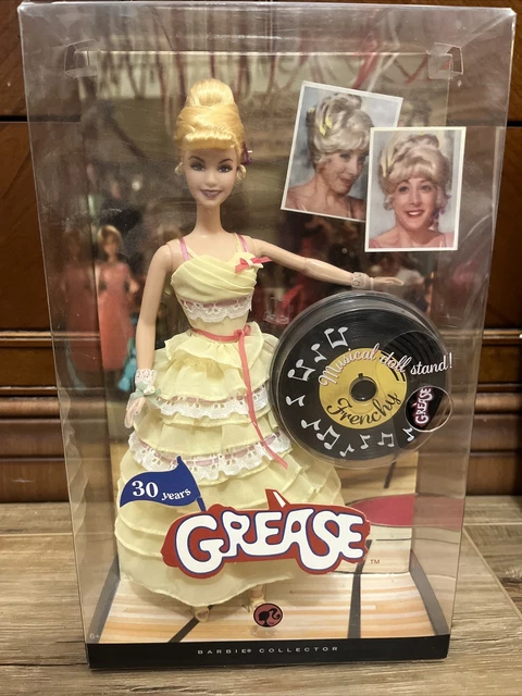 BARBIE GREASE SANDY Doll Dance Off Pink Label 2008 Mattel #M3254 NEW ...