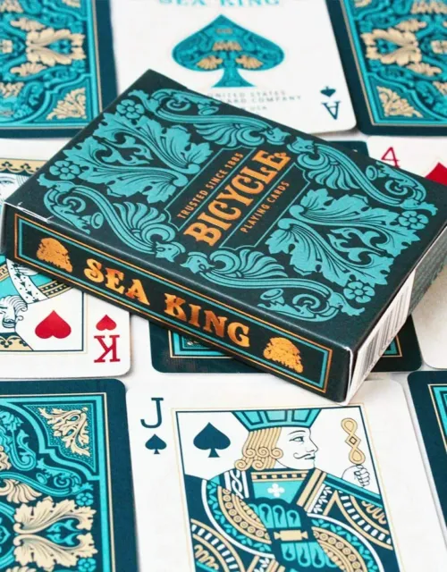 1 DECK Bicycle Sea King playing cards