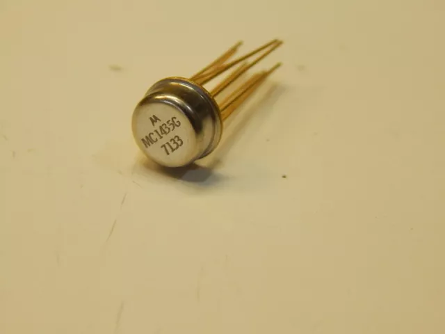 Mc1435G Dual Op Amp Metal Can Package Gold Leads Usa Seller Fast Shipping