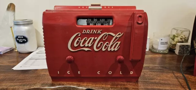 Coca Cola Antique Radio