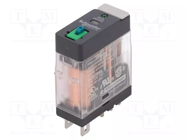 Relay: Elektromagnetisch 10A/250VAC Uspule: 24VDC 10A RXG12BD Electromagnet