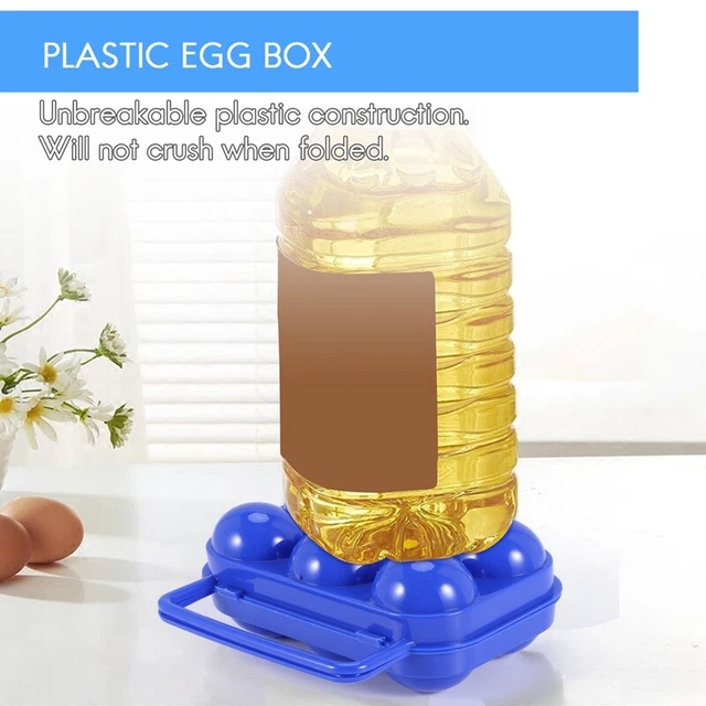 Camping En Plein Air Portable Quatre Compartiment Carton D'oeufs En