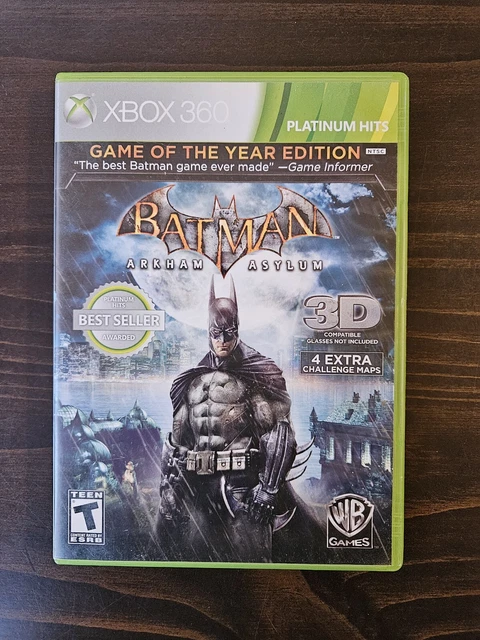 Batman Arkham Asylum Game Of The Year Edition - Ps3 (Greatest Hits)  (Seminovo) - Arena Games - Loja Geek