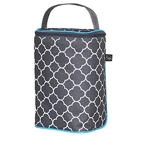 J.L. Childress Tall Twocool, Breastmilk Cooler, Baby Bottle & Baby Food Bag,