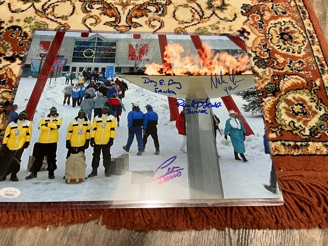 COOL RUNNINGS CAST SIGNED 11X14 PHOTO AUTHENTIC AUTOGRAPH JSA WITNESS COA Doug E