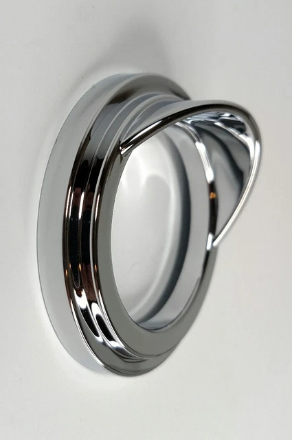 Peterbilt Gauge Cover Chrome Gauge Cover W/ Visor For Peterbilt Trucks 1987-2005 - Small Classic Style Peterbilt Headlight Bezel