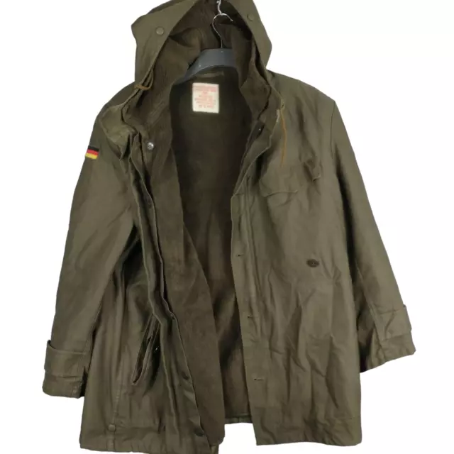 BUNDESWEHR GERMAN ARMY Parka L Olive 1989! VINTAGE Military Jacket Coat ...