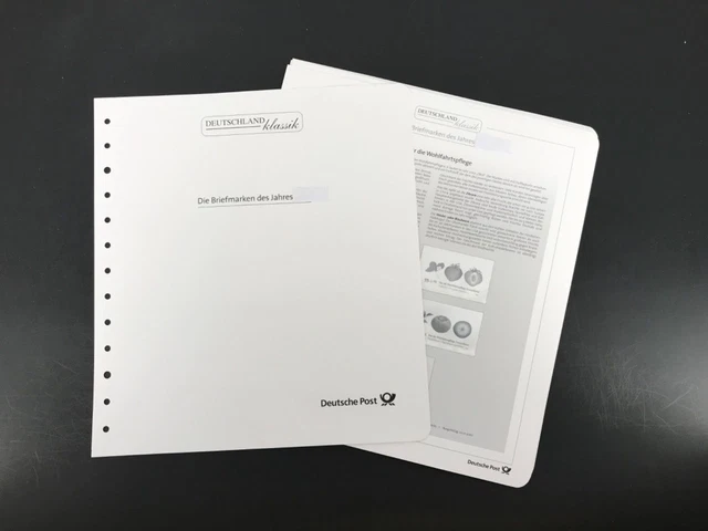 DP Deutschland klassik 2015 Vordrucke neuwertig (SB978