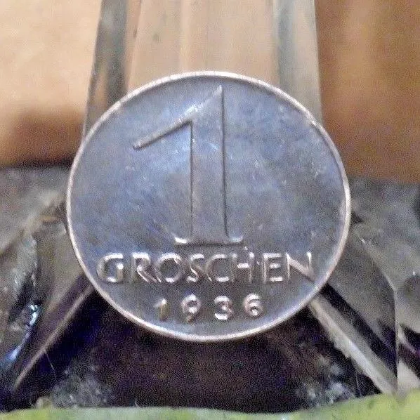 Circulated 1936 1 Groschen Austrian Coin (73118)1