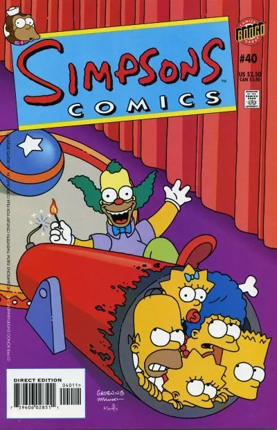 Bongo comics Simpsons 40 NM FREE UK POST