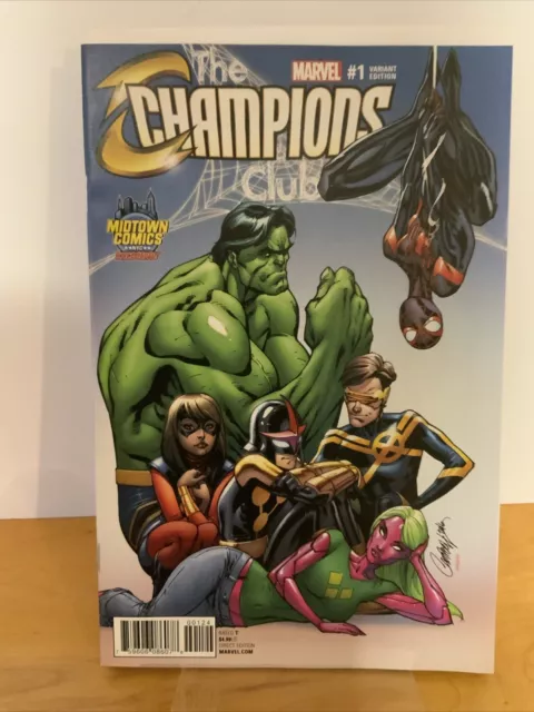 Champions #1 Midtown Comics J. Scott Campbell Exclusive Variant (Marvel) NM