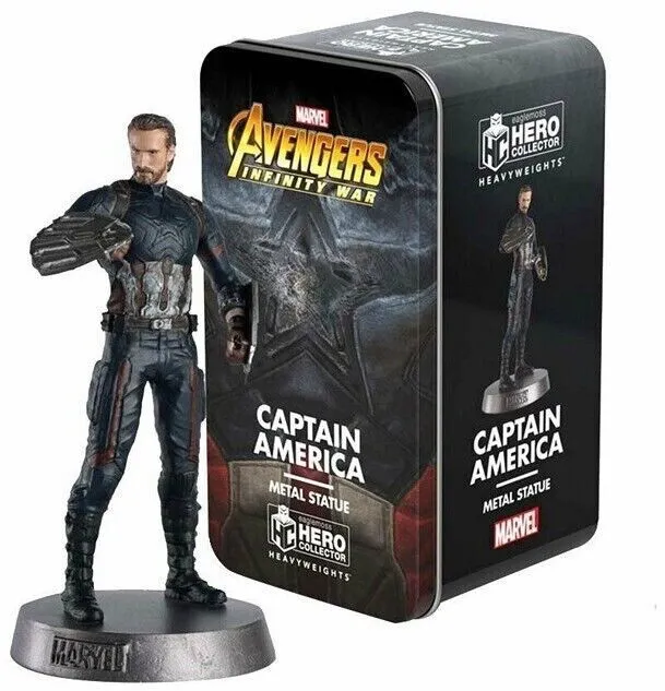 Marvel Comics Heavyweights Captain America Figurines Eaglemoss Hero Collector BD