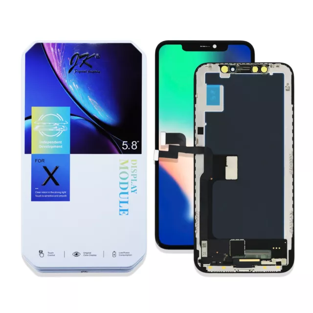 2 x Original JK Display für iPhone X Incell LCD Retina 3D HD Touchscreen True