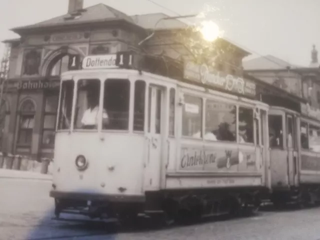 postkarte bonn -foto bahnhof-straßenbahn