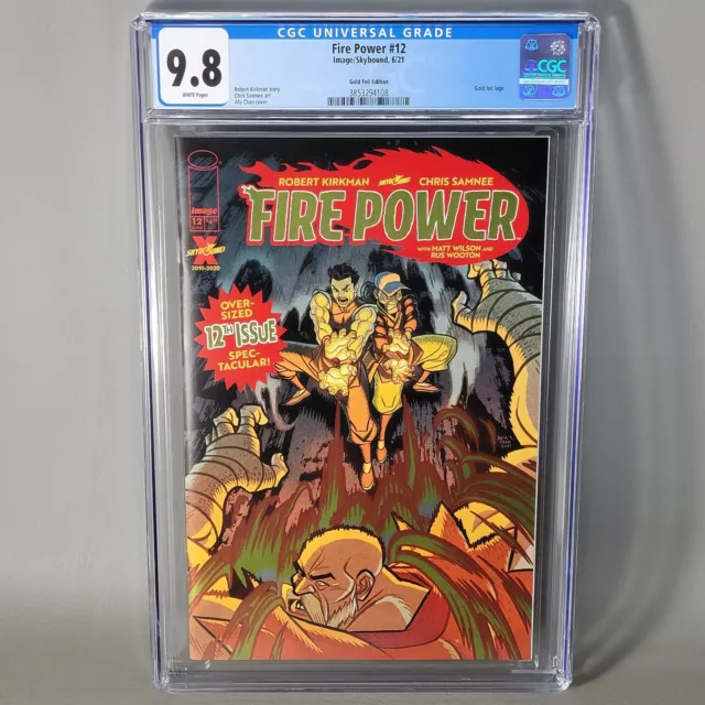 Fire Power 12 Gold Foil Afu Chan Comics Vault Live CGC 9.8 CVL Exclusive Variant