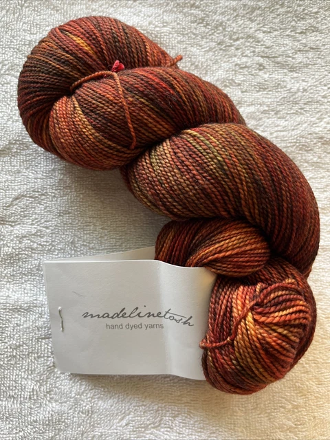 Madeline Tosh Hand Dyed 100% Merino Wool Hank, 395 yards