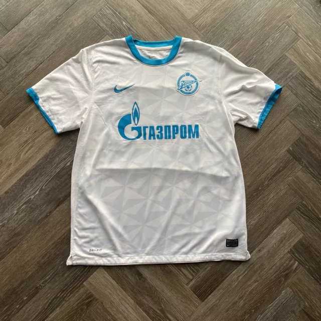 Nike St Petersburg 11/12 Away Shirt in White Size L