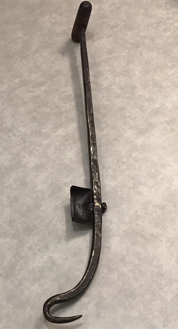 old tool OUTIL ANCIEN, PAROIR DE SABOTIER FORGÉ XIXe