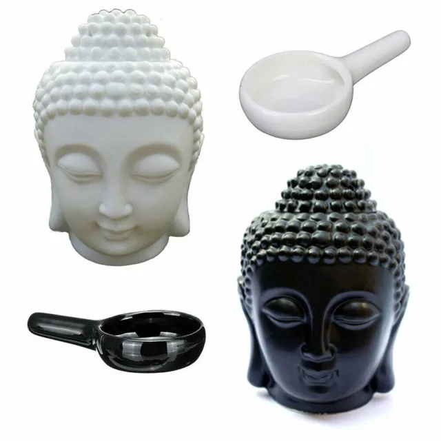Thai Buddha Oil Burner Wax Melts Ornament Spa Ceramic Candle Holder Warmer