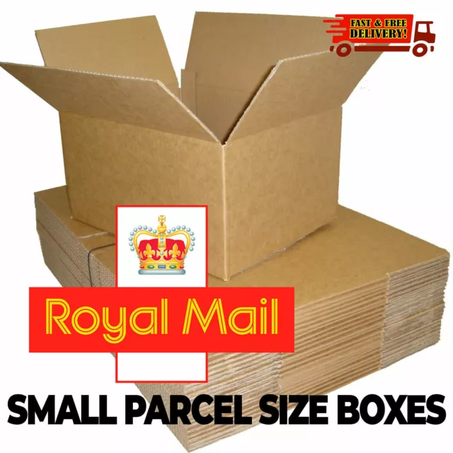 Royal Mail Small/Medium Parcel Size Postal Cardboard Boxes Wide Range Of Sizes