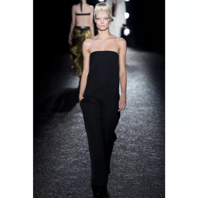 HAIDER ACKERMANN Berkeley Strapless Wool Jumpsuit All In One 2