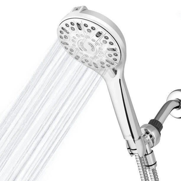ShowerClean PRO Hand Held Shower Head With PowerPulse Massage, QCW-763ME