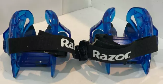 Razor Jetts DLX Heel Wheels Adjustable Strap To Shoe Lite Up F9