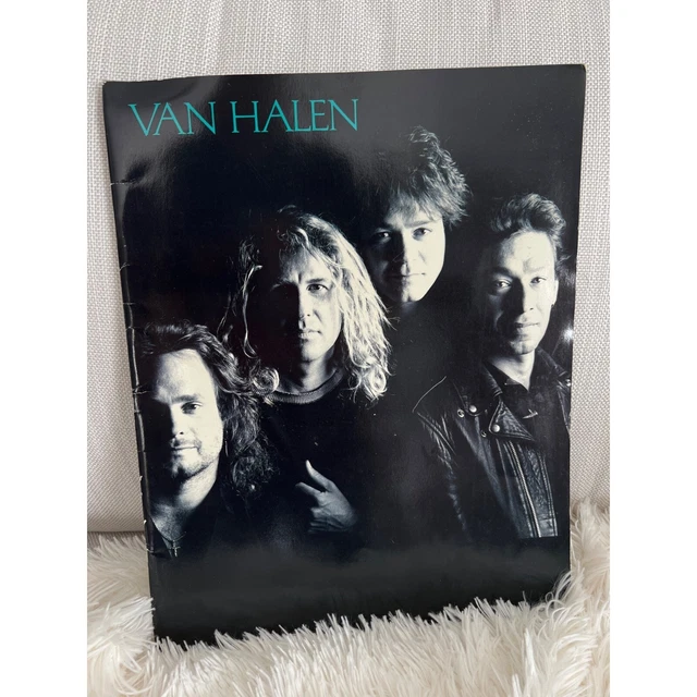 1988 Van Halen Program Book OU812 Live Tour Large Photos 14 x 11 inch