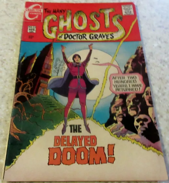 Many Ghosts of Dr. Graves 21, (FN/VF 7.0) 1970 Ditko story! 33% off Guide!