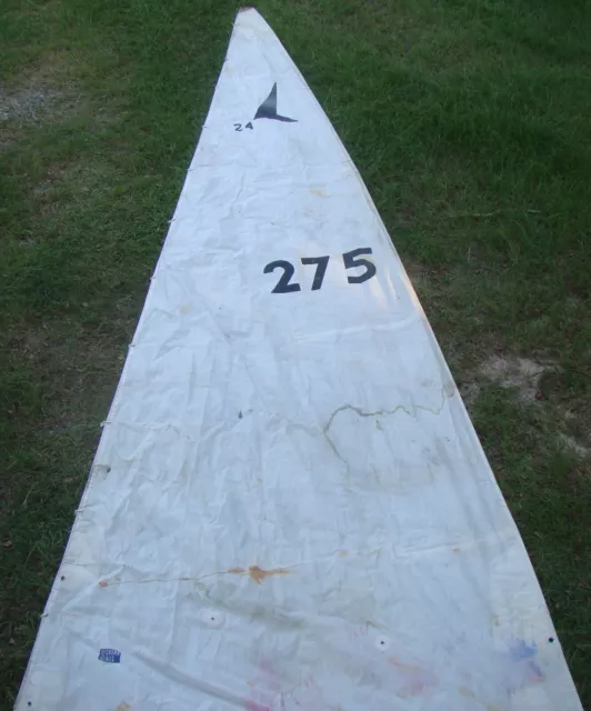 Seafarer 24 Mainsail by Schurr - Luff = 23'1", Foot = 8'7", 1/2" Round Slugs