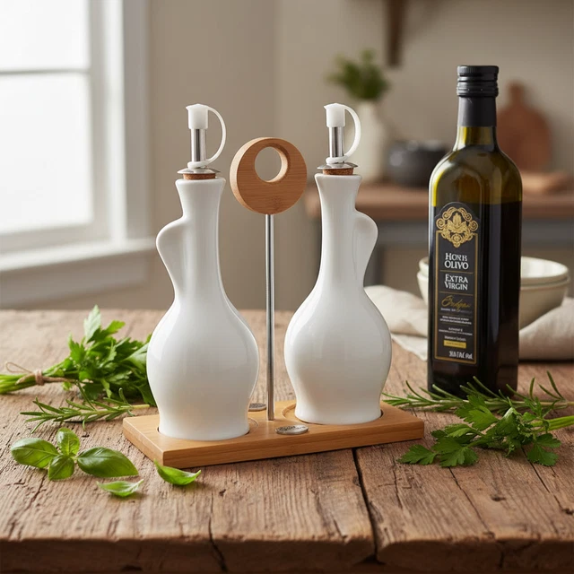 Set Huilier et Vinaigrier empilable KILNER - 330 ml et 350 ml