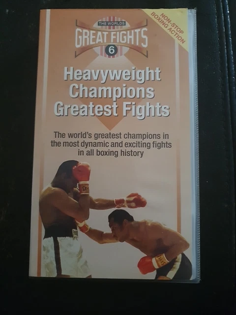 HEAVYWEIGHT CHAMPIONS GREATEST Fights Vhs Video Cassette Tape