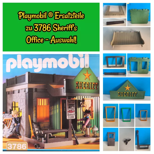 EKA21- Playmobil ®  Ersatzteile zu 3786 Western ACW Sheriff's Office Sheriffbüro