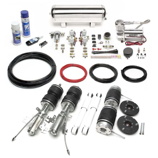 Ta technix Air Châssis + Compresseur Kit Argent pour Opel Vectra C Signum Type Z