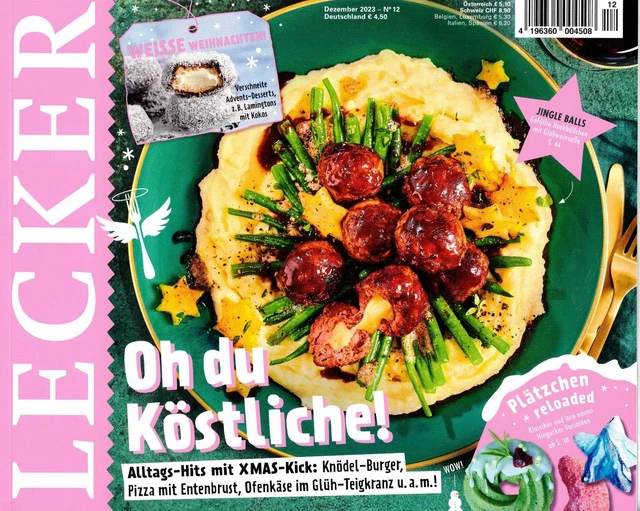 LECKER 12/23 SEPTEMBER 2023 NEU UNGELESEN Zeitschrift Weihnachten